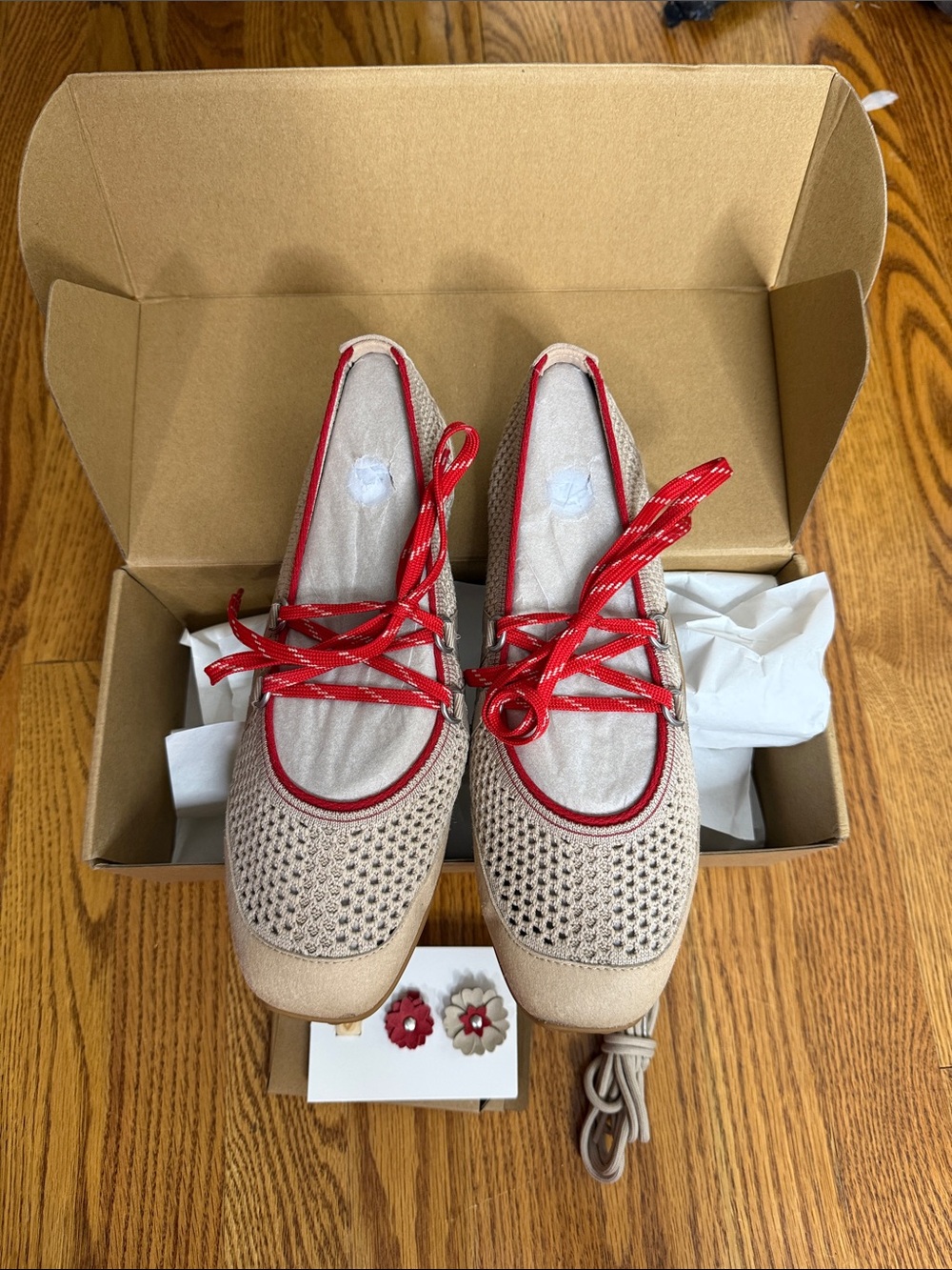 Vivaia Cecily Almond Mesh Mary Jane’s 7.5 - Picture 7 of 13